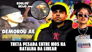 treta PESADA entre AJOTA e MEDINA mc banido da linear [upl. by Noitna]