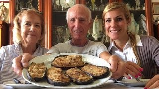 RICETTA VEGETARIANA SENZA GLUTINE LE MELANZANE RIPIENE DI ZIA FRANCA CUCINO E ASSAGGIO CON GLI ZII [upl. by Pinelli740]