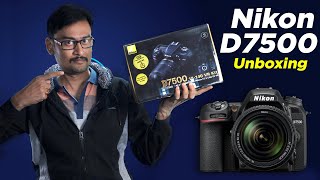 Nikon D7500 Unboxing Handson Review  Best DSLR Under 70K [upl. by Mandych]