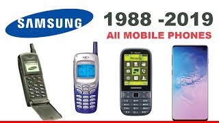 All Samsung Phones 1988 to 2019 [upl. by Cott]