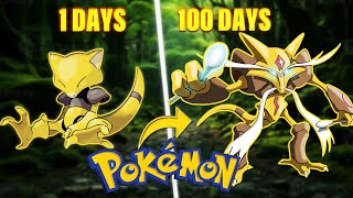 I Spend 100 Days Lets Go Pikachu and found Rare pokemon Abra [upl. by Wurtz481]