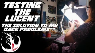 Reviewing the Game Envy Lucent hobby lamp  Mini Painting Freedom [upl. by Krik337]