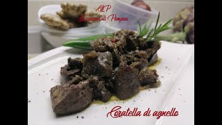 CORATELLA DI AGNELLO agnello cucinaitaliana [upl. by Rapsag]