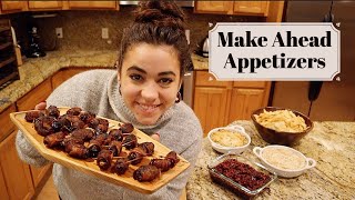 Easy MakeAhead Holiday Appetizers [upl. by Kape617]