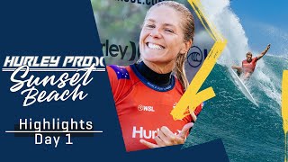 HIGHLIGHTS Day 1  Hurley Pro Sunset Beach 2023 [upl. by Carnay]