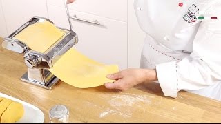 Homemade fresh pasta with Marcato Atlas 150 Classic  Video tutorial [upl. by Tiff]