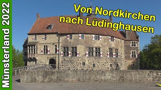 Münsterland 2022 Wanderung von Nordkirchen nach Lüdinghausen  Wasserschloss Vischering [upl. by Erlina]