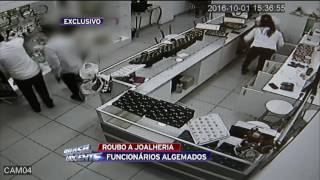 Joalheria é alvo de criminosos em SP [upl. by Nueoras]