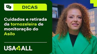 Cuidados e retirada da tornozeleira de monitoração do Asilo [upl. by Eppes]