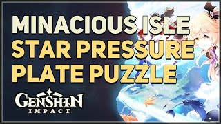 Minacious Isle Follow the Star Pressure Plate Puzzle Genshin Impact [upl. by Sophie]