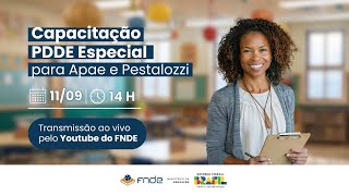 Webinar “Capacitação PDDE Especial para Apae e Pestalozzi” [upl. by Alverson]