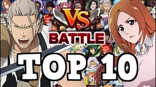 TOP 10 PVP CHARACTERS TIER LIST BRAVE BATTLE BEST UNITS RANKING 9th Anniversary Bleach Brave Souls [upl. by Ariam339]