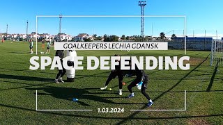 Space defending Goalkeepers Lechia Gdańsk 1022024 [upl. by Troy]