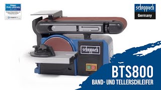 Der perfekte Allrounder für deine Werkstatt  der Scheppach Band und Tellerschleifer BTS800 [upl. by Lemaceon871]