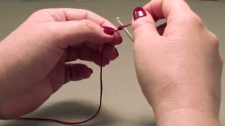 How to knit a kippah  Step 1 [upl. by Erma]