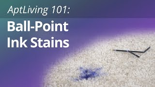 How To Remove Ball Point Ink From Carpet [upl. by Ical159]