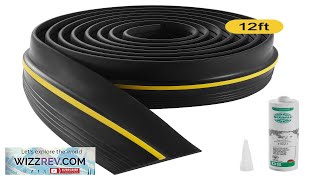 VEVOR Garage Door Threshold Seal Strip 12 FT Universal Bottom Waterproof PVC Review [upl. by Coates]