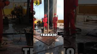 ¿Harías este trabajo en una plataforma petrolera trabajo aparejo obrero trabajar mar explotar [upl. by Bliss]