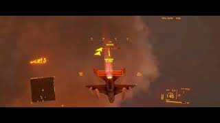 Project Wingman Killing Crimson 1 on Mission 6 using the worst plane in the game [upl. by Lekcar980]