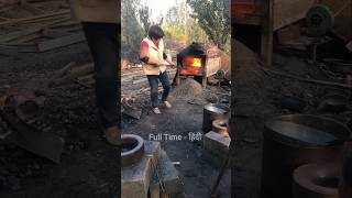 Handmade forged iron pot construction [upl. by Waal]