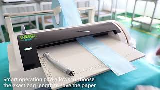 How To Use Dental Sterilization Disinfection Pouches Sealing Machine Dental Medical Bag Sealer [upl. by Revart791]