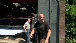 Bas Rutten gets ambushed by Alistair Overeem [upl. by Raymond]