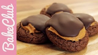 ErdnussbutterBrownieCookies  BakeClub [upl. by Frey251]