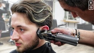 Mens Medium Length Haircut Tutorial  How To Style Medium Length Hair Men [upl. by Herwin]