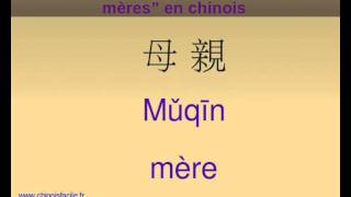 Vidéo pour apprendre à souhaiter la fête des mères en chinois [upl. by Gunas570]