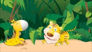 En la selva  Canciones infantiles los sonidos de los animales  nursery rhymes [upl. by Zaller]