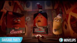 Sausage Party  NON PERISHABLES FUNNIEST SCENE  HD 1080P 2016 [upl. by Sucrad]