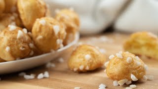 Make The Easiest Chouquettes Recipe In Under 20 minutes [upl. by Timi]