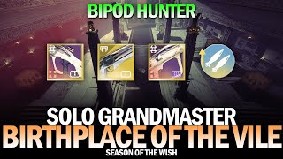 Solo GM Birthplace of the Vile Bipod Hunter Destiny 2 [upl. by Garbers]