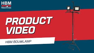 HBM Dubbele LED bouwlamp  Productvideo [upl. by Eilloh]