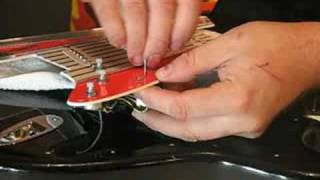 Replacing Installing Removing a Guitar Pickguard Part 2 [upl. by Jere]