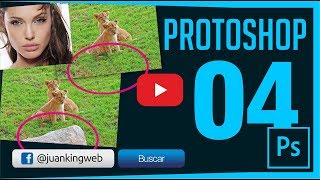 Como borrar manchas objetos o partes de una imagen con Photoshop Capitulo 4 JuanKING [upl. by Femmine]