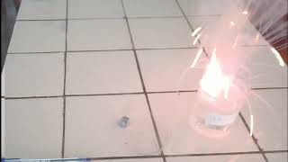 Explosive Reaction Potassium and Water [upl. by Ayik]