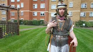 Roman Soldier Reenactment amp History Lecture [upl. by Gaughan]