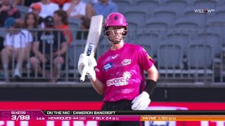 Jordan Silk 47 runs vs Perth Scorchers Qualifier  Perth Scorchers vs Sydney Sixers [upl. by Kesley]