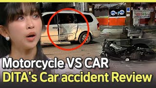 Ditas Dashcam Reaction  Motorcycle 100kmh VS CAR [upl. by Akilat]