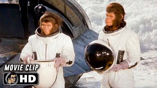 ESCAPE FROM THE PLANET OF THE APES Opening Scene 1971 [upl. by Lerret]