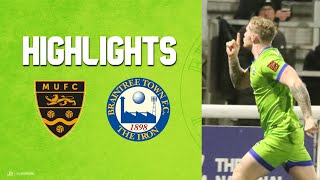 HIGHLIGHTS  Maidstone United vs Braintree Town 23124 11 [upl. by Anertak]