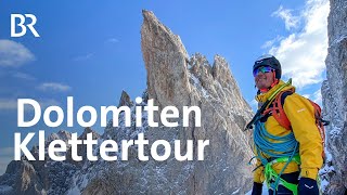 Klettern unter erschwerten Bedingungen Mit Simon Gietl in den Dolomiten  BergaufBergab  BR [upl. by Ursal395]