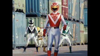 ライブマンレッドレンジャーが4人の悪役を倒す最高のシーン 超獣戦隊ライブマン handsome sentai liveman red ranger defeats 4 villains EP45 [upl. by Minsat571]