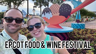 Epcot Food amp Wine Festival 2024  Opening Day New Food amp Merch [upl. by Marela]