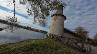 Walking around the Pskov Kremlin Russia [upl. by Duane]