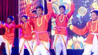 kamsale folk dance by boys Dobbespetpublicschool PANORAMA 2023 celebration [upl. by Evod]