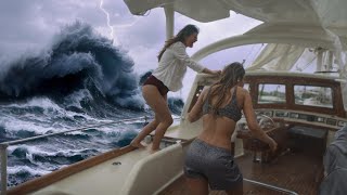 30 Cruise Ships Caught in Monster Waves [upl. by Aivil826]