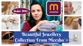 Meesho Jewelry Haul Stunning Pieces Under ₹200 rakshabandhan jewellery Meesho Finds Under 200 [upl. by Elda]