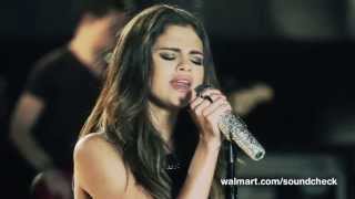 Watch Selena Gomez Bring New Album quotStars Dancequot to Walmart Soundcheck Concert [upl. by Arreis]